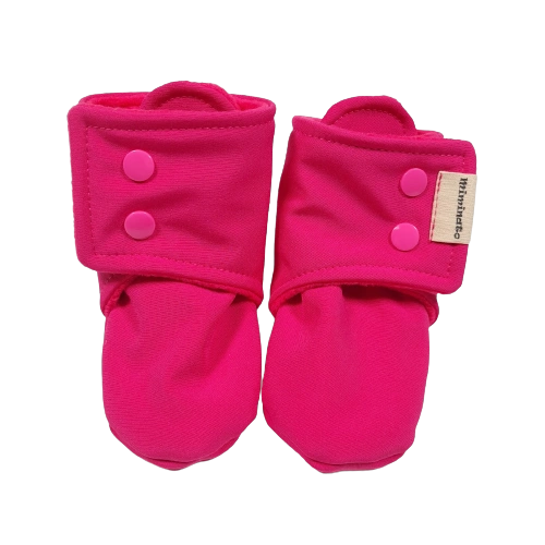 Softshellové capáčky - malinové