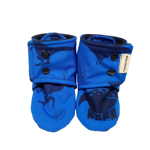 Softshellové capáčky - dinosauři sklad vel. 6-12m s fleecem