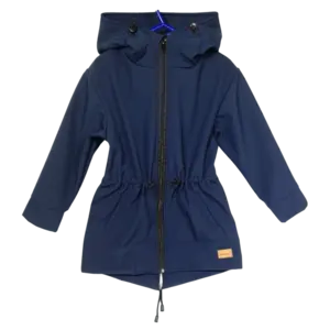 Dětská softshellová parka - tmavě modrá