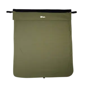 Softshellová nepadací deka do kočárku zateplená - zelená khaki
