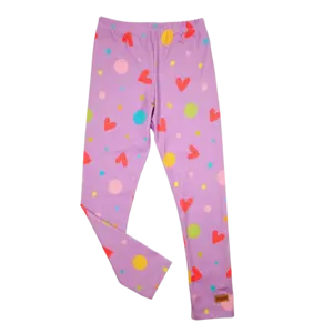 Dětské legíny - Srdíčka a puntíky