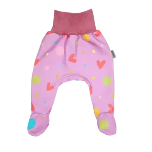 Kojenecké polodupačky - Srdíčka a puntíky