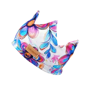 Dětská korunková čelenka - pastelové květy