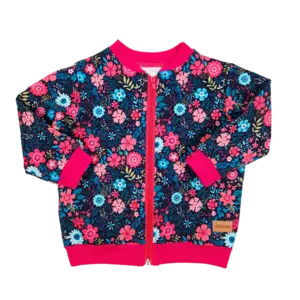 Dětská mikina barevné kytičky