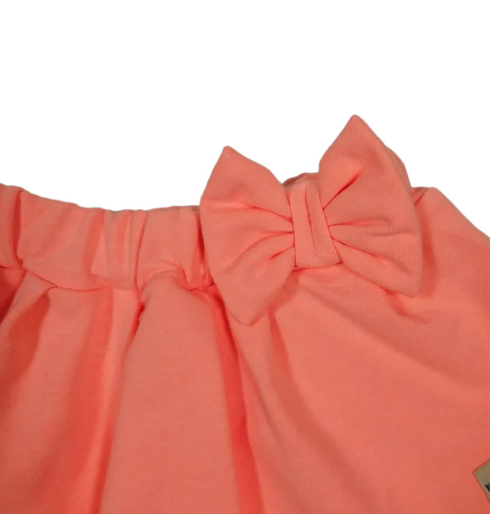 Dětská sukně - neonově oranžová