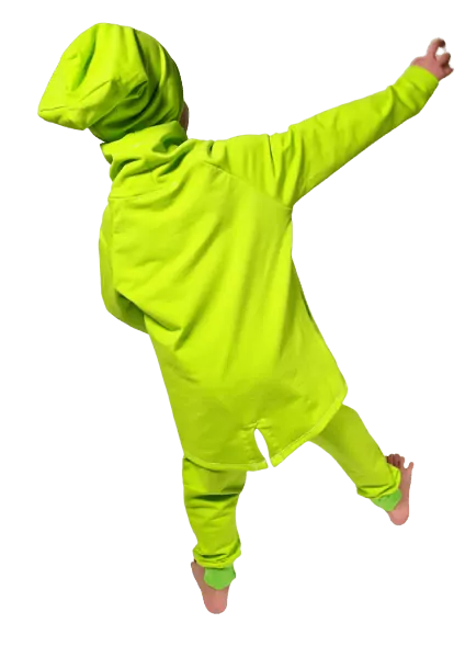 Chlapecká mikina - neonově zelená