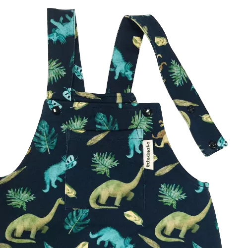 Dětské laclové kalhoty - dinosauři