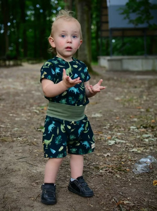 Dětské kraťásky - dinosauři