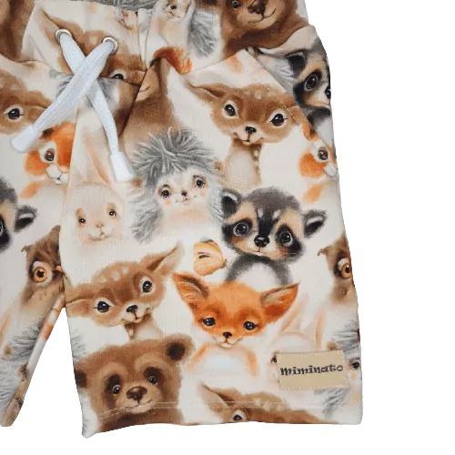 Dětské kraťasy - medvědi ecru