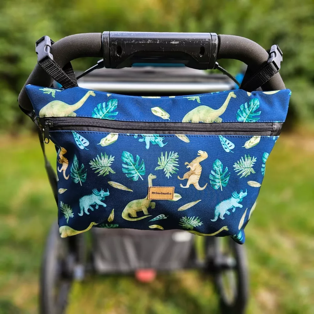 Taška na kočárek easy - dinosauři