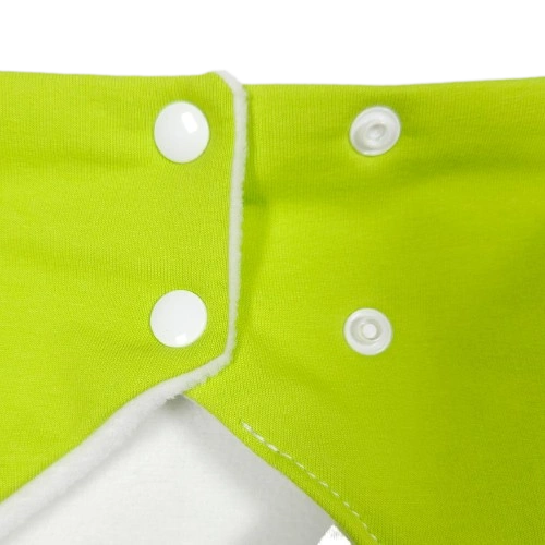 Dětský nákrčník s patentky - neonově zelená