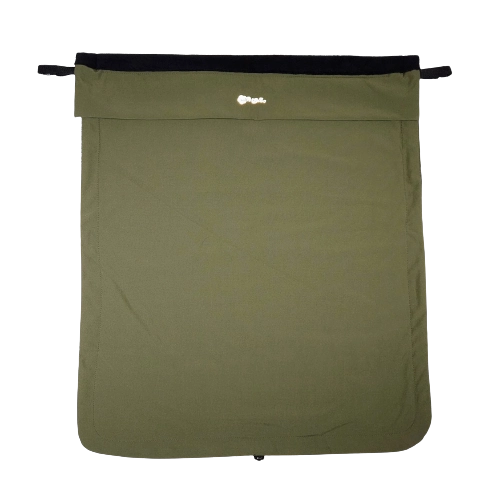 Sada na kočárek - rukávník, taška, nepadací dečka zelená khaki