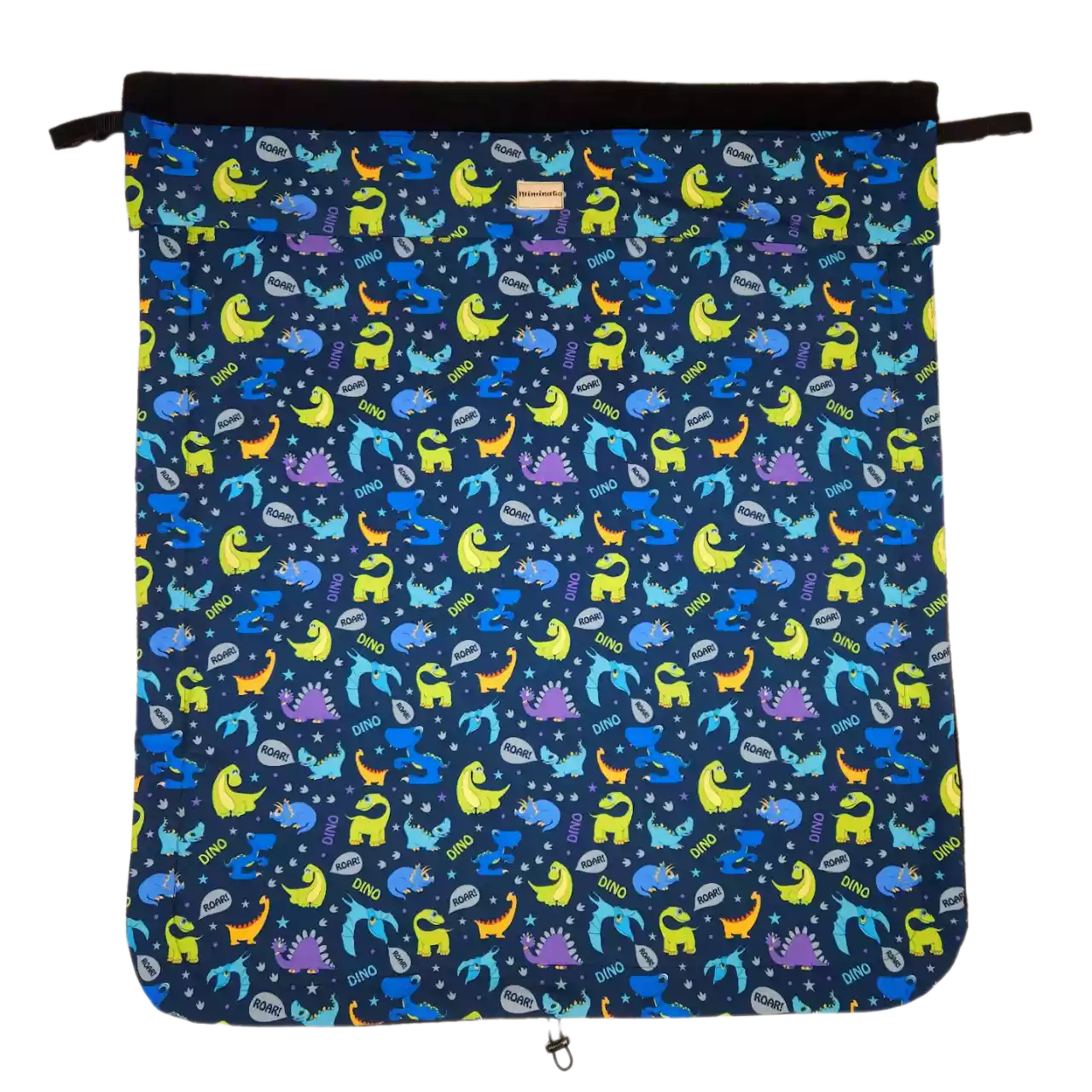 Sada na kočárek - rukávník, taška, nepadací dečka barevní dinosauři