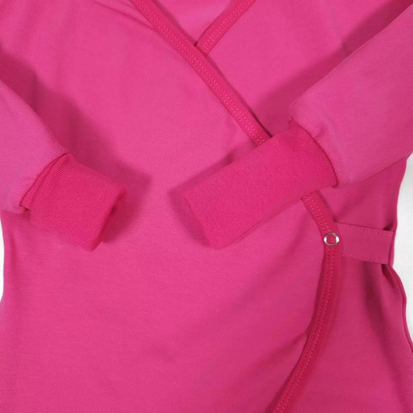 Kojenecký rostoucí overal - malinový