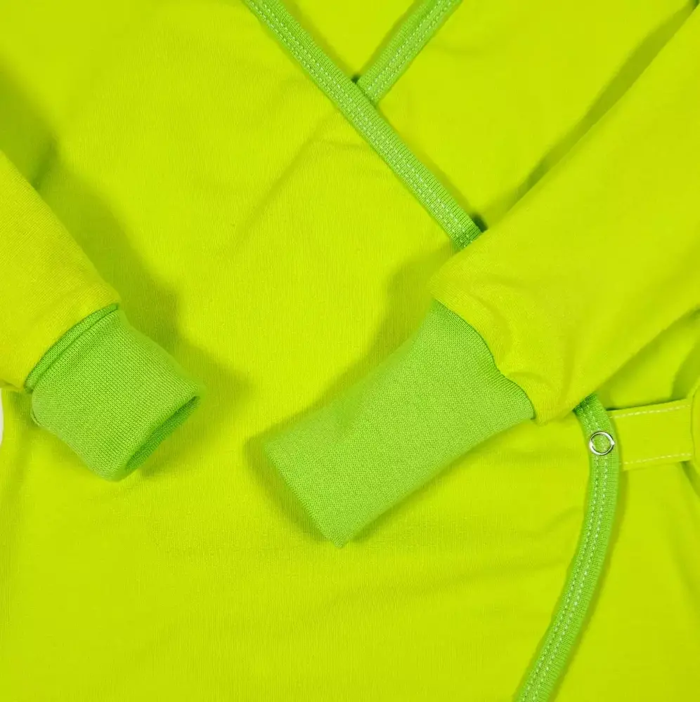 Kojenecký rostoucí overal - neonově zelený