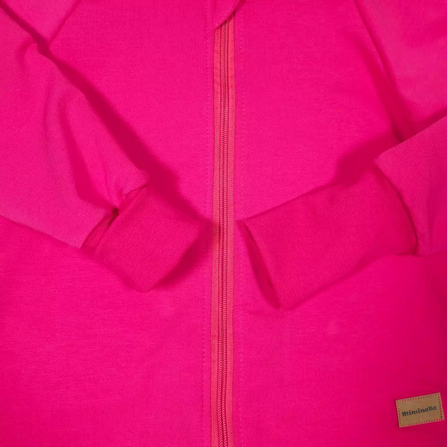 Dětský rostoucí teplákový overal - malinový