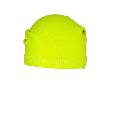 Dětský šátek na hlavu - neonově zelený