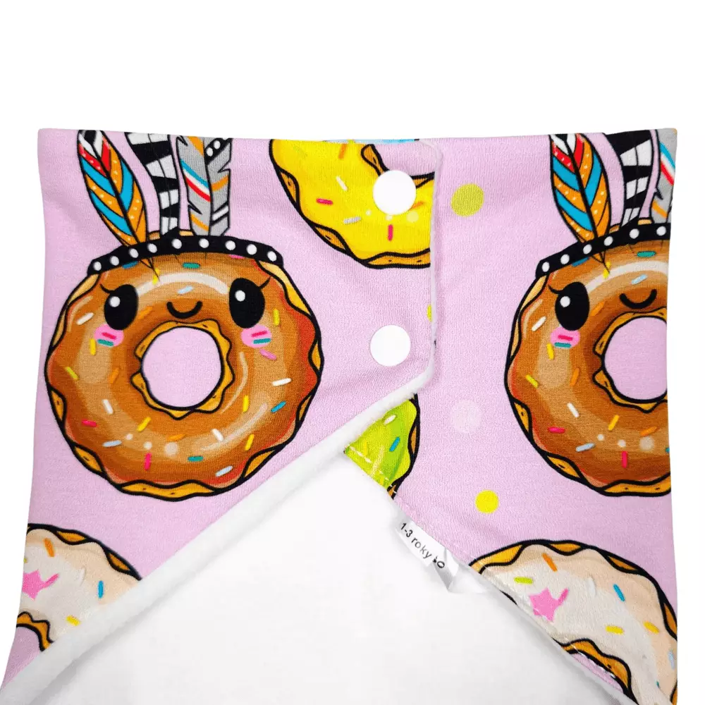 Dětský nákrčník s patentky - Party donuts