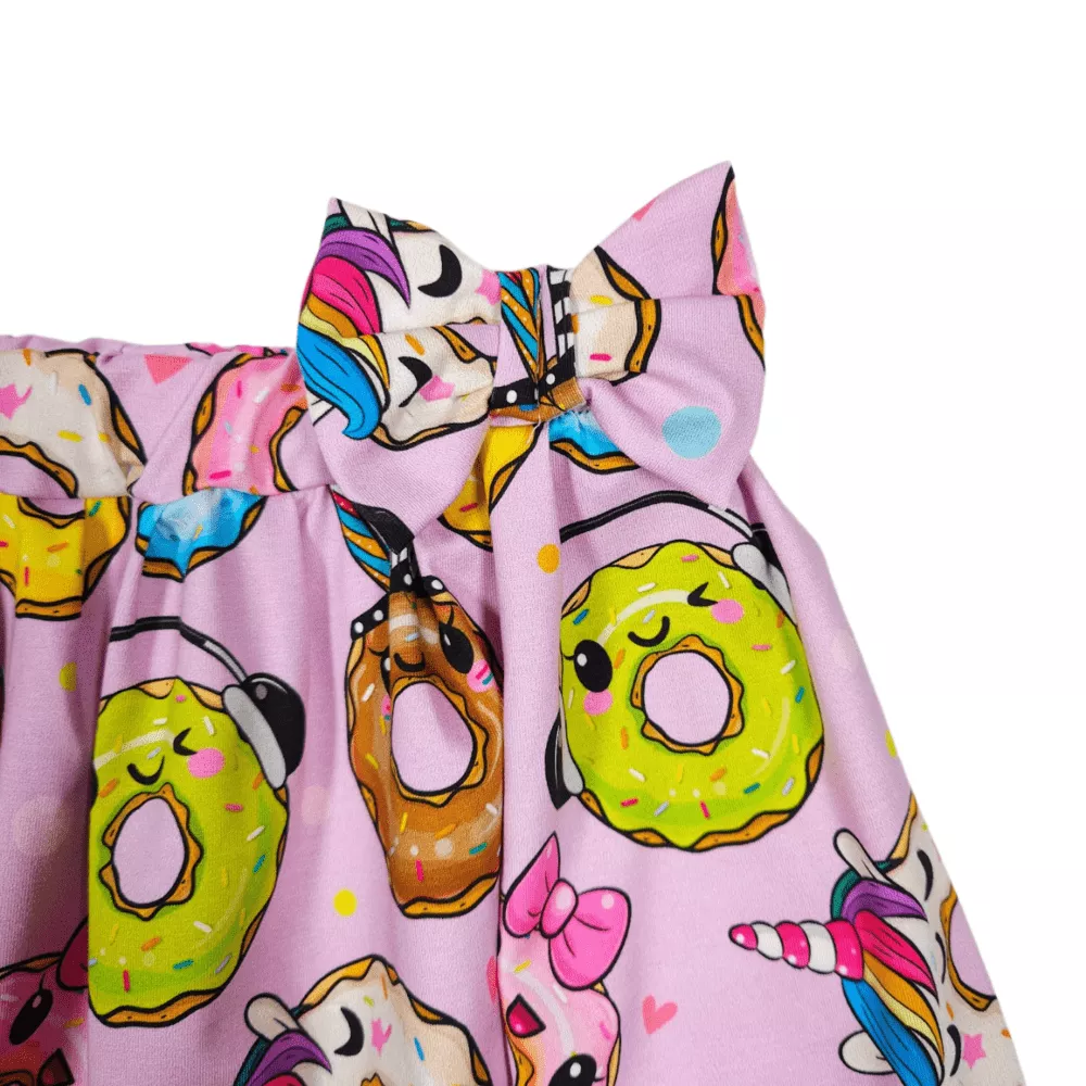 Dětská volánková sukně - Party donuts