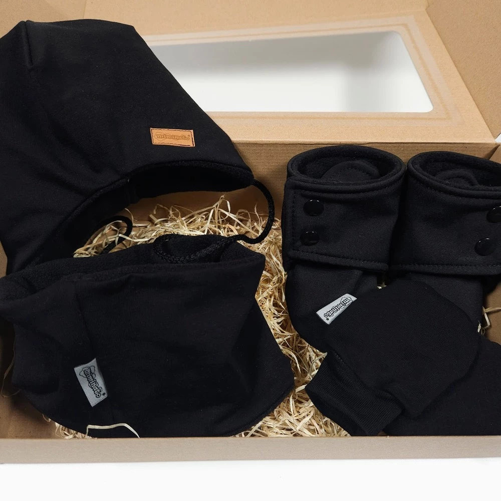 Kojenecký zimní setík - černý