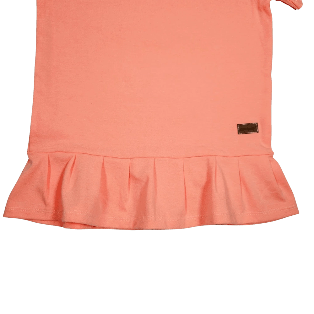 Dětské triko s krátkým rukávem - neonově oranžová