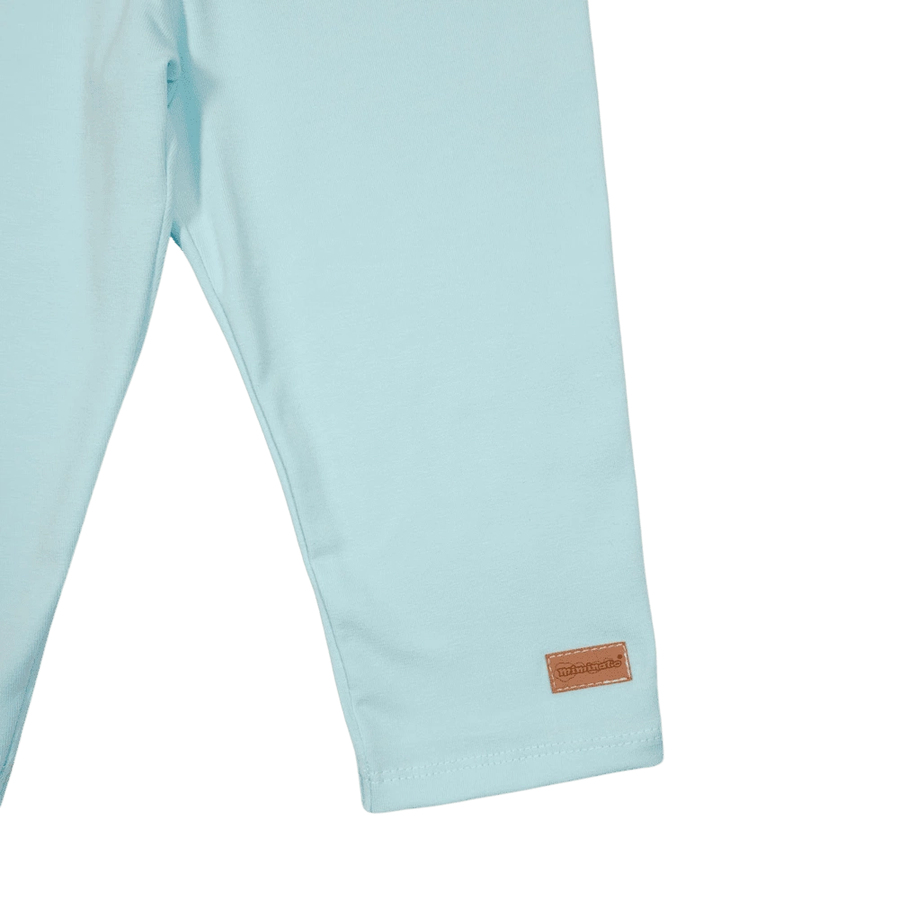 Dětské třičtvrteční legíny - baby blue