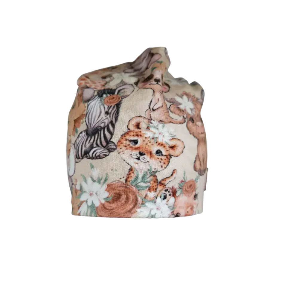 Homelles čepice roztomilá zvířátka