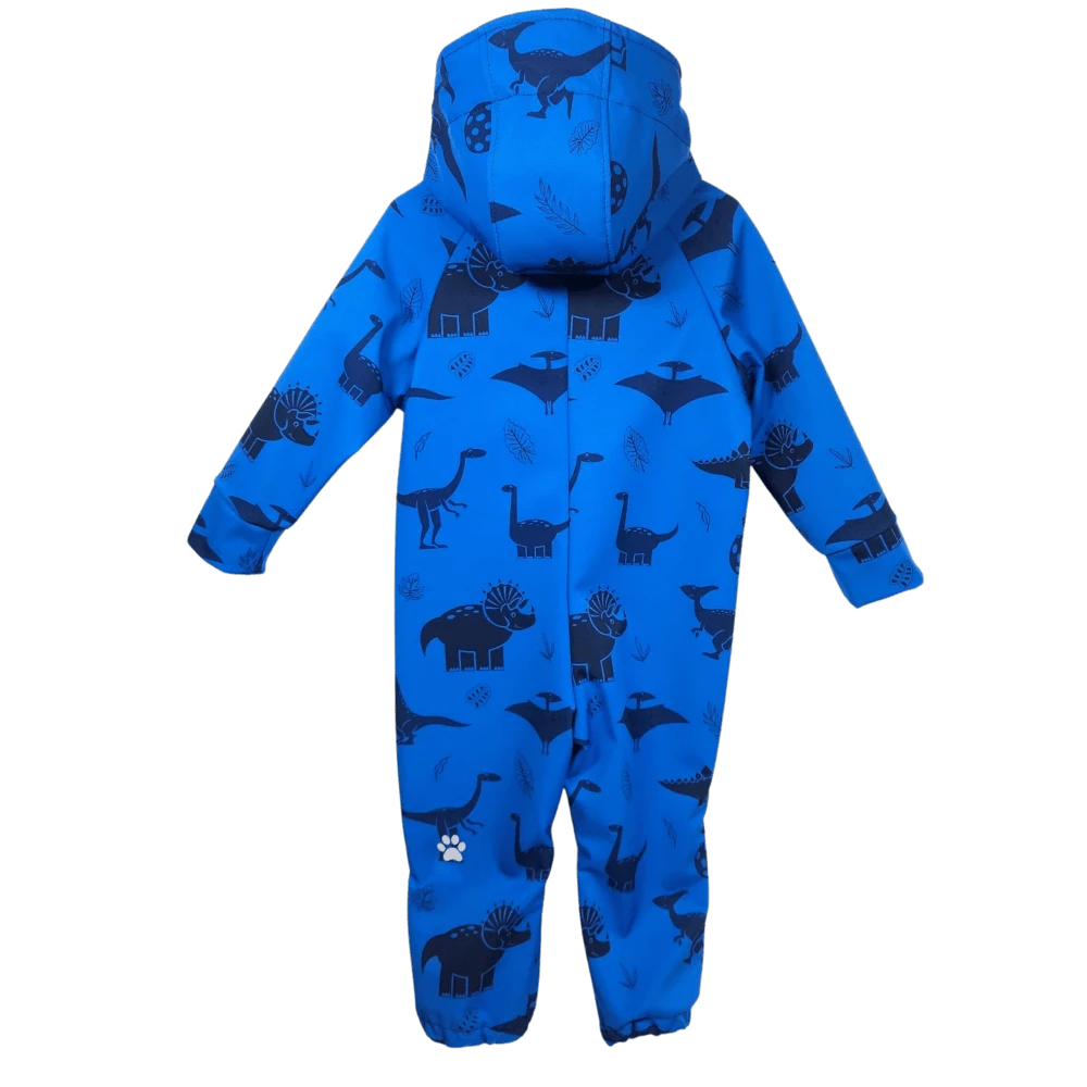 Dětská softshellová kombinéza dinosauři