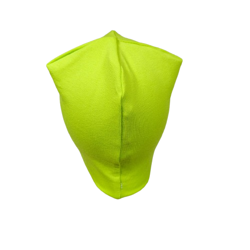 Dětská klasická čepice - neonově zelená