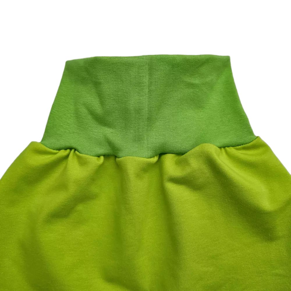 Dětské tepláky neonově zelená