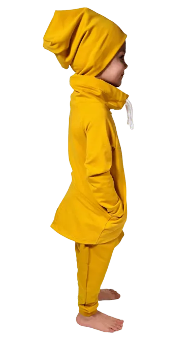 Chlapecká mikina - hořčičná