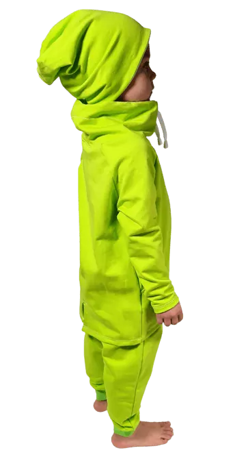 Chlapecká mikina - neonově zelená