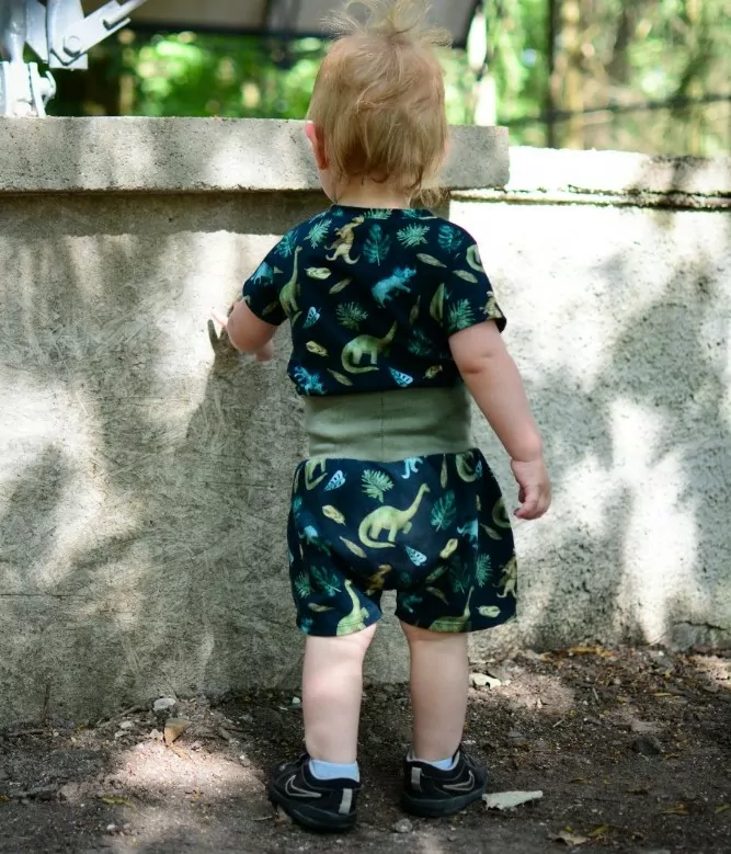 Dětské kraťásky - dinosauři