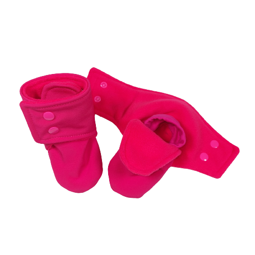 Softshellové capáčky - malinové