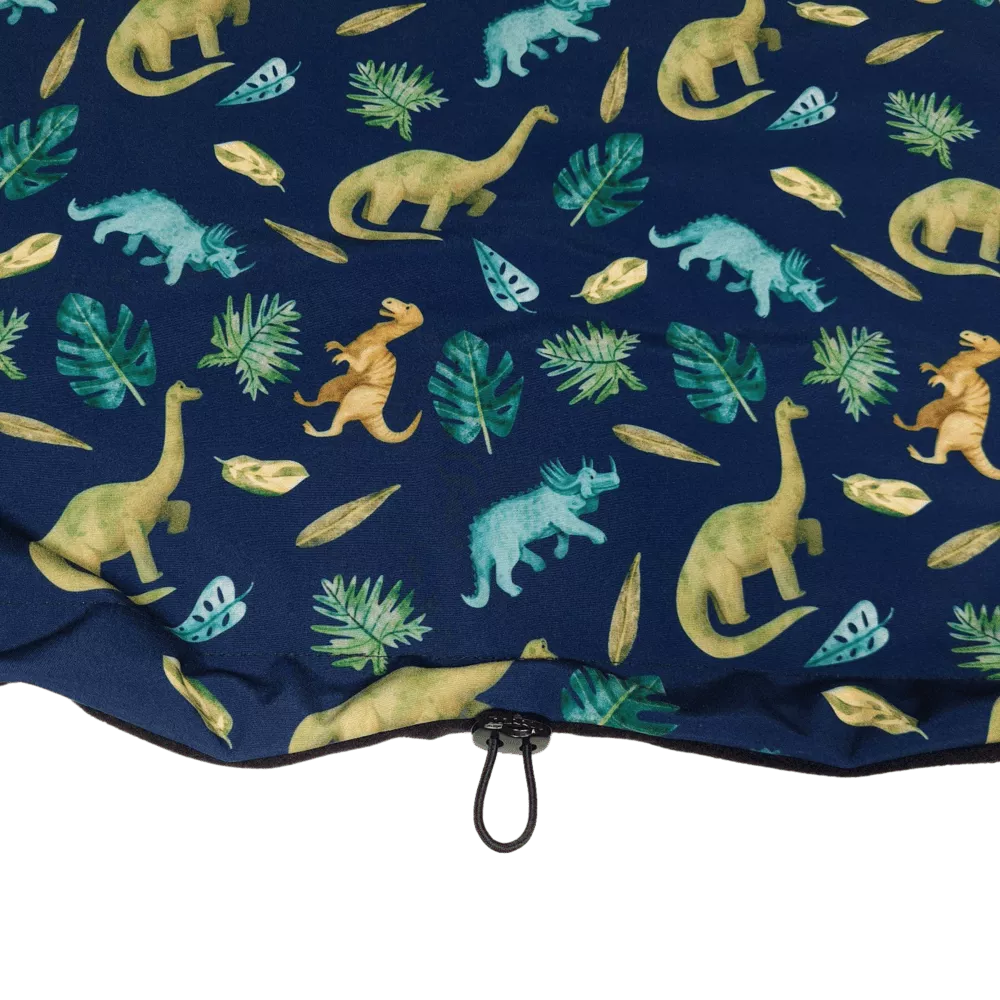 Softshellová nepadací deka do kočárku - dinosauři