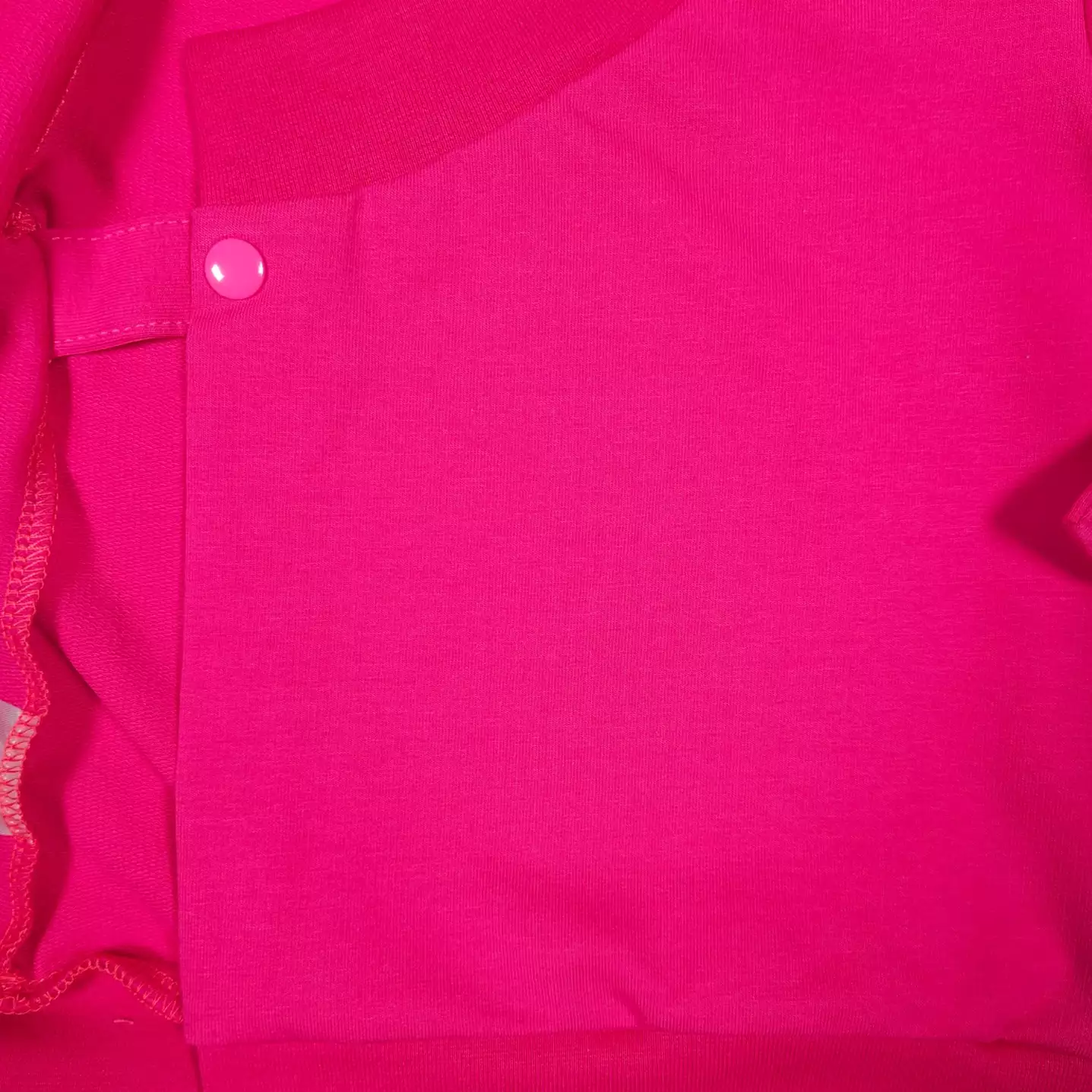 Zavinovací kojenecká mikina "kabátek" - malinový