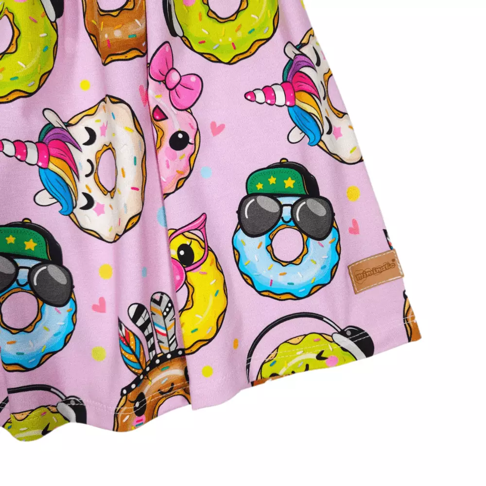 Dětská volánková sukně - Party donuts