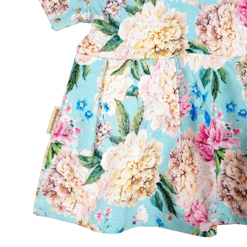 Dětské šaty s kytičkami