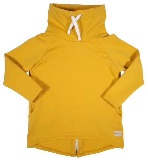 Chlapecká mikina - hořčičná