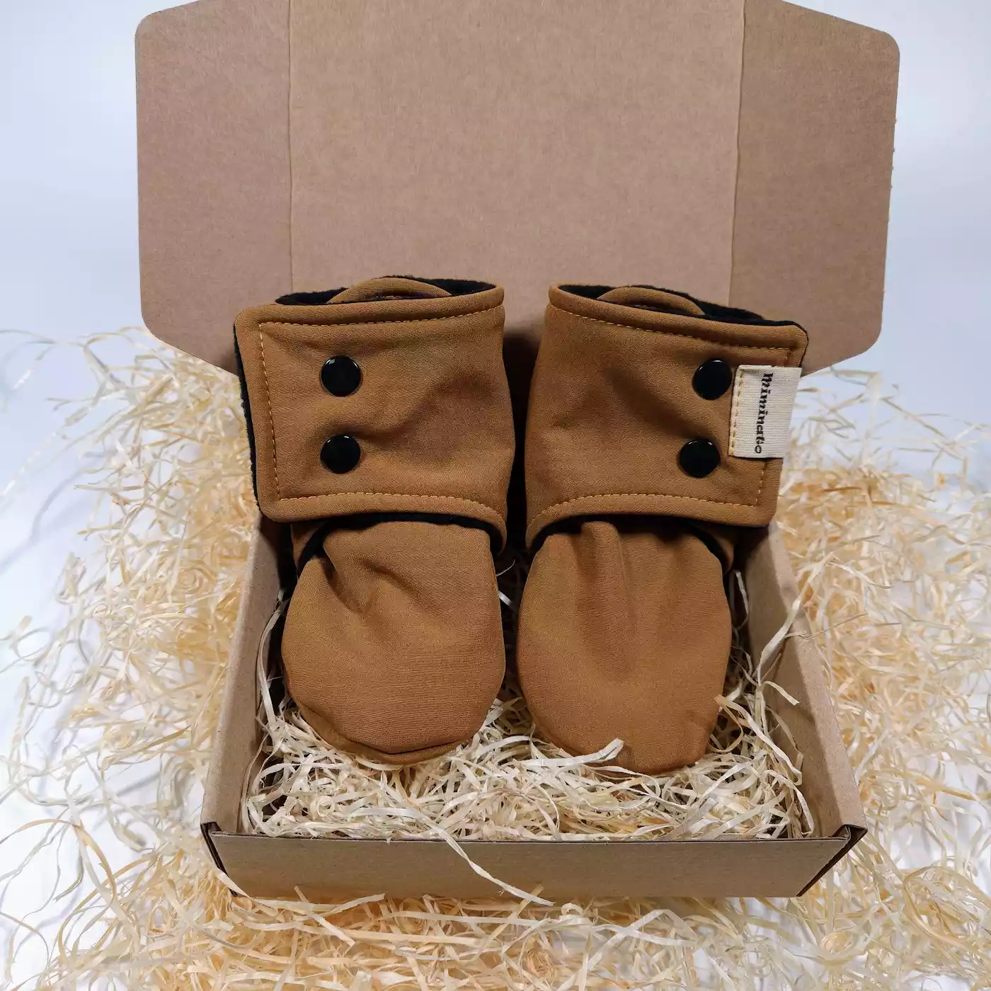 Softshellové capáčky - hnědé