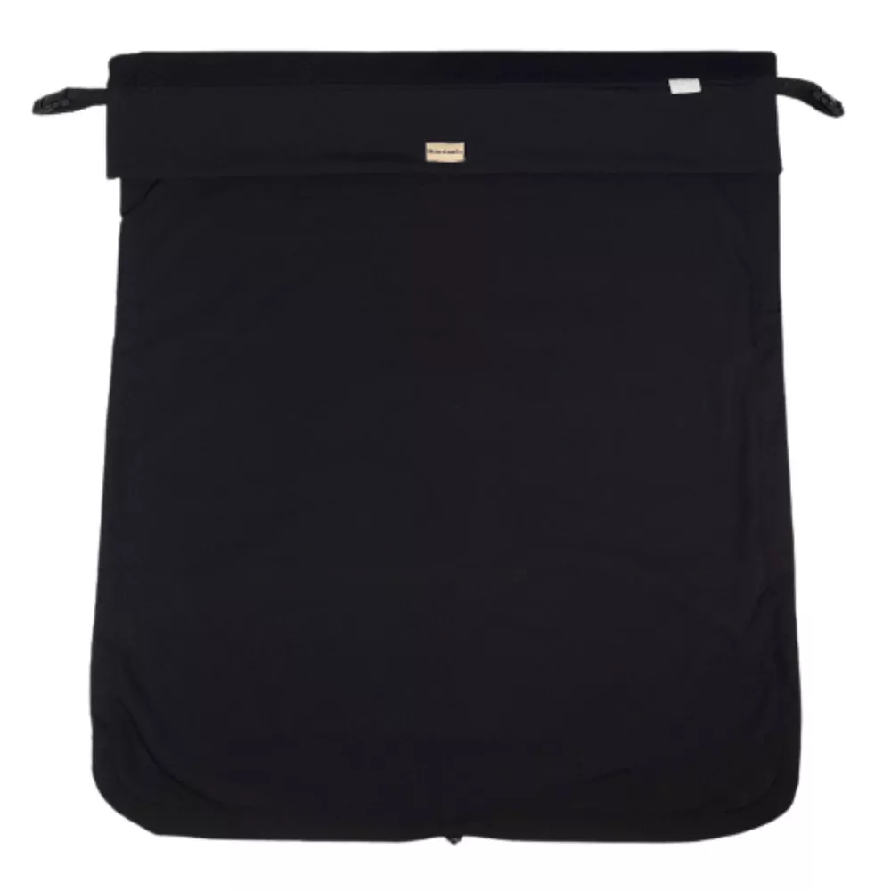 Sada na kočárek - rukávník, taška, nepadací dečka černá