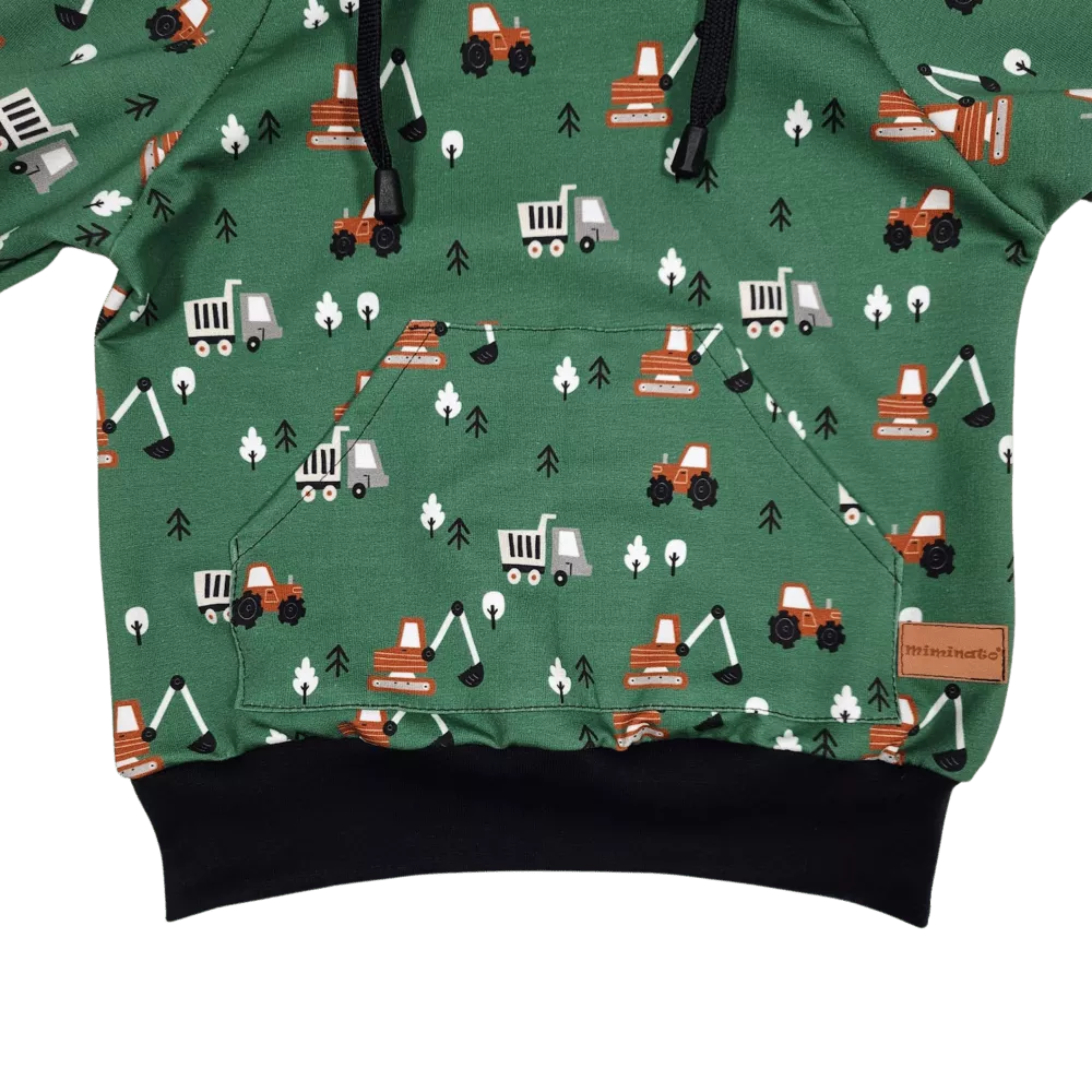 Dětská tepláková souprava - Traktor a bagr