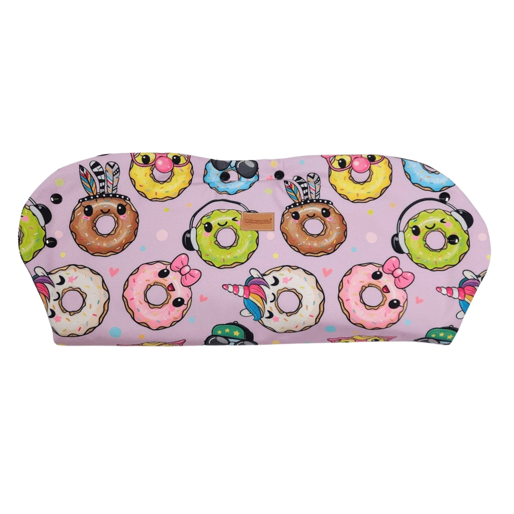 Sada na kočárek - rukávník, taška, nepadací dečka Party donuts