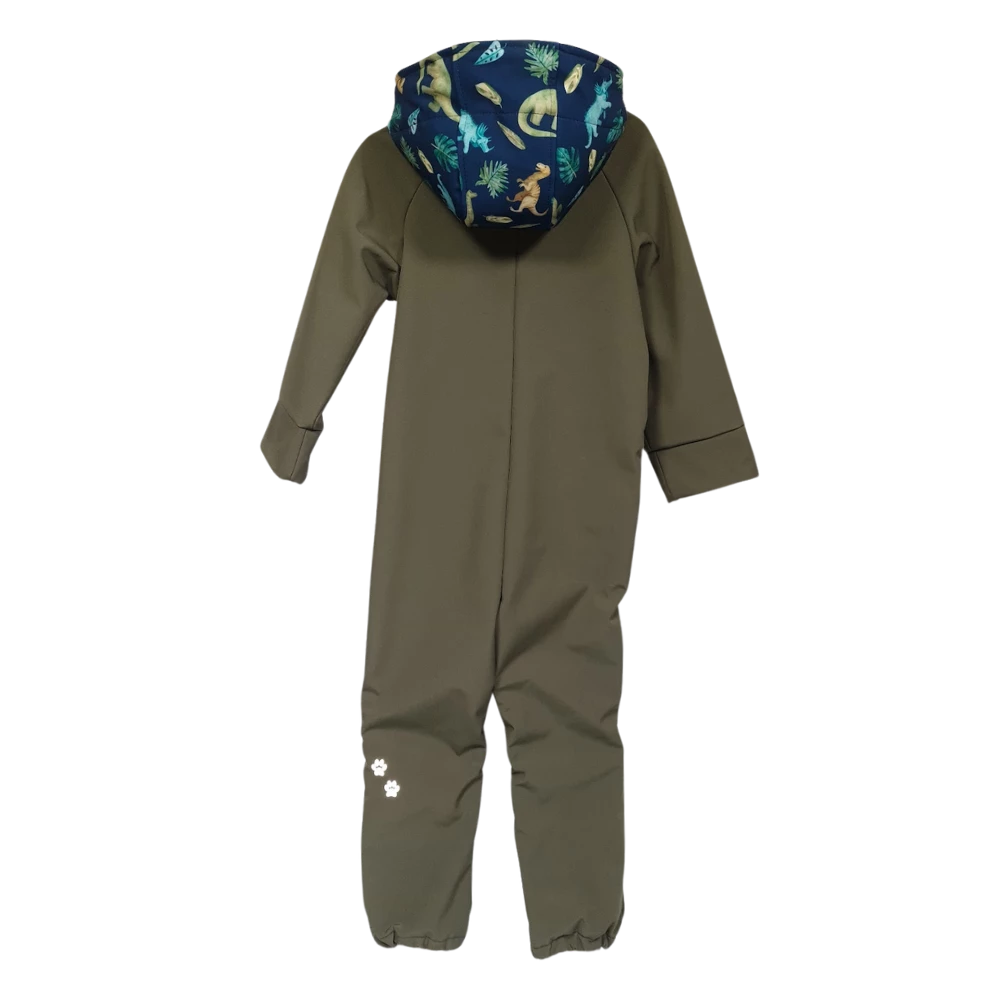 Dětská softshellová kombinéza - dinosauři 