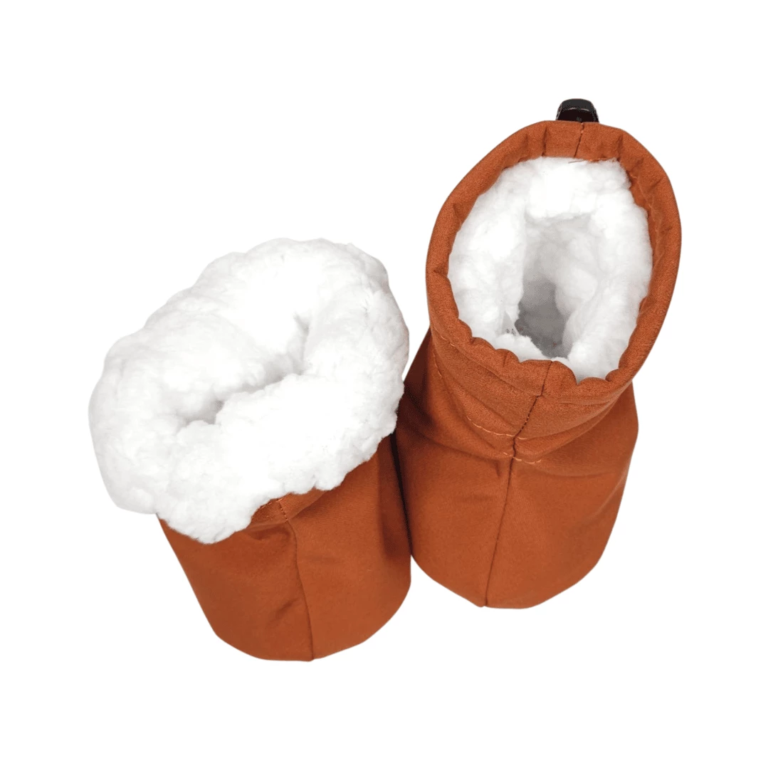 Softshellové capáčky s brzdičkou - Cihlová