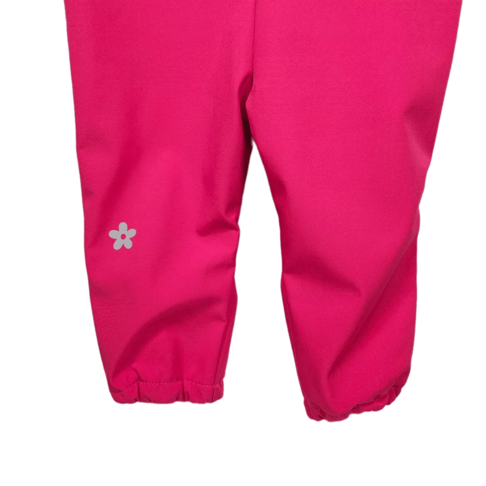 Dětská softshellová kombinéza - malinová