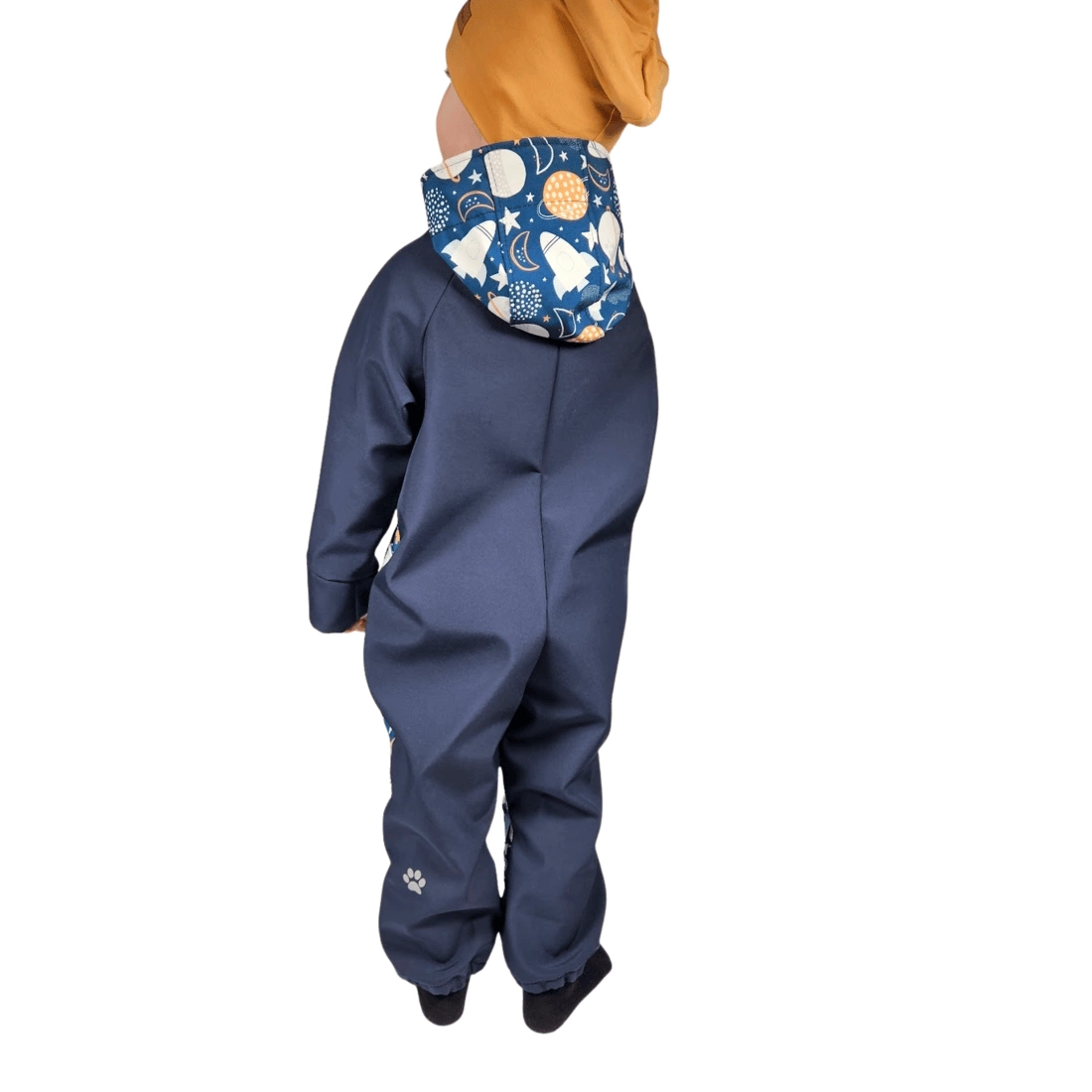Dětská softshellová kombinéza - Planety a rakety