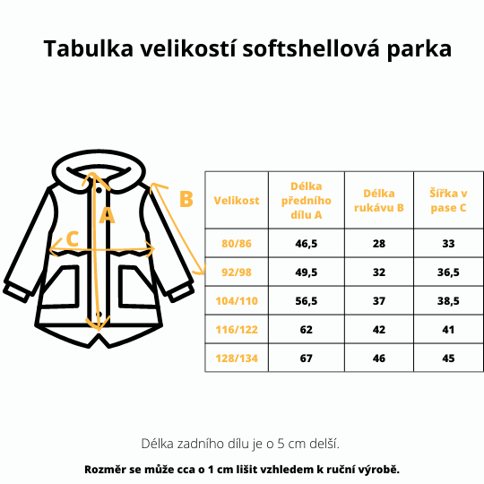 Dětská softshellová parka - malinová