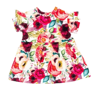 Dětské šaty kytičky sklad vel. 68
