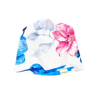 Dětská čepice s kolibříky